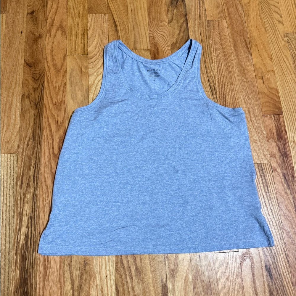 Athleta Uptempo tank in blue size medium, athletic wear top